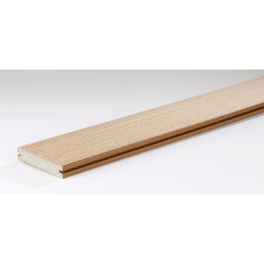 TimberTech TFGV5416C Cedar Composite Decking (Common: 5/4-in x 5.5-in x 16-ft; Actual: 1-in x 5.360-in x 16-ft)