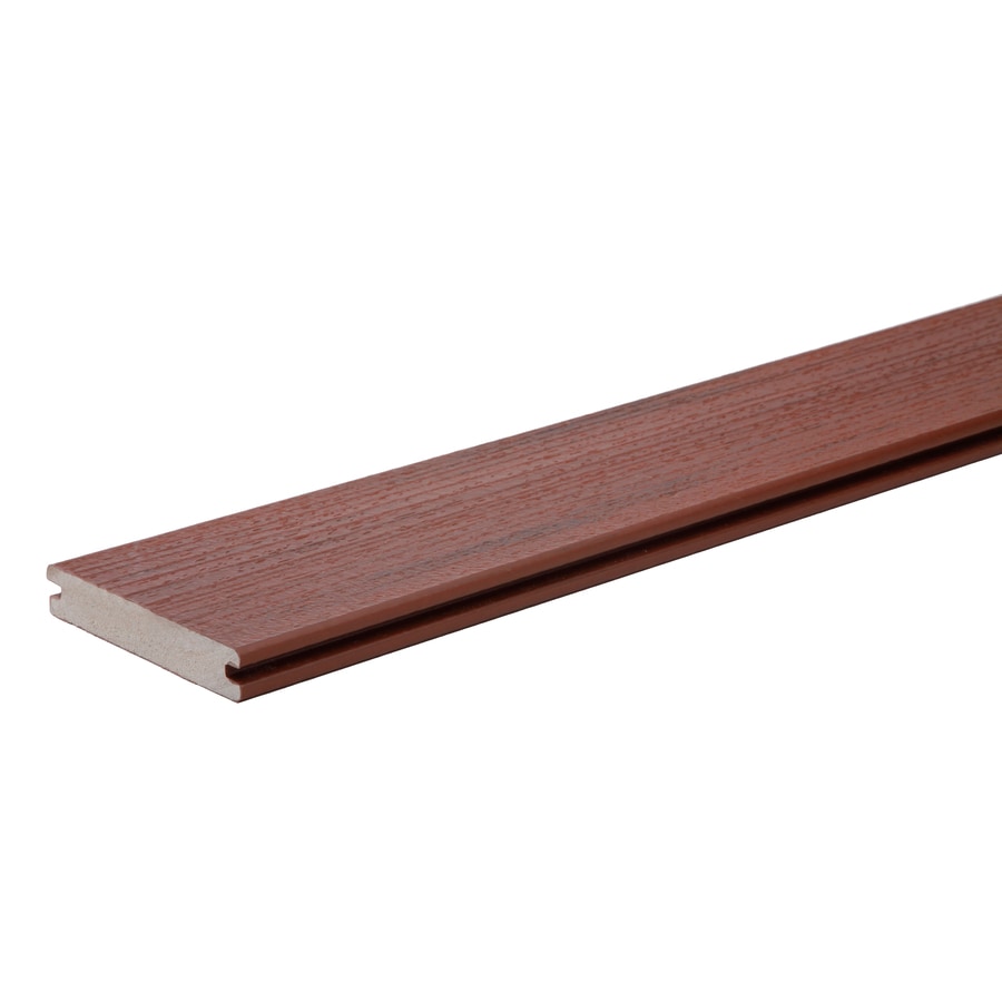 TimberTech EEGV5416PR Pacific Rosewood Ultra-Low Maintenance Composite Decking (Common: 5/4-in x 5.5-in x 16-ft; Actual: 1-in x 5.360-in x 16-ft)