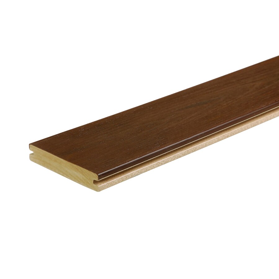 AZEK XLMGV5416WG Walnut Grove Ultra-Low Maintenance (Ulm) Composite Decking (Common: 5/4-In x 5.5-in x 16-ft; Actual: 1 x 5.5 x 192