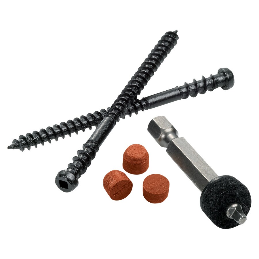 TimberTech CTX100EVB Cortex 224-Count Brick Self-Drilling Concealed Screw Deck Hidden Fasteners (100 Lineal-ft Coverage)