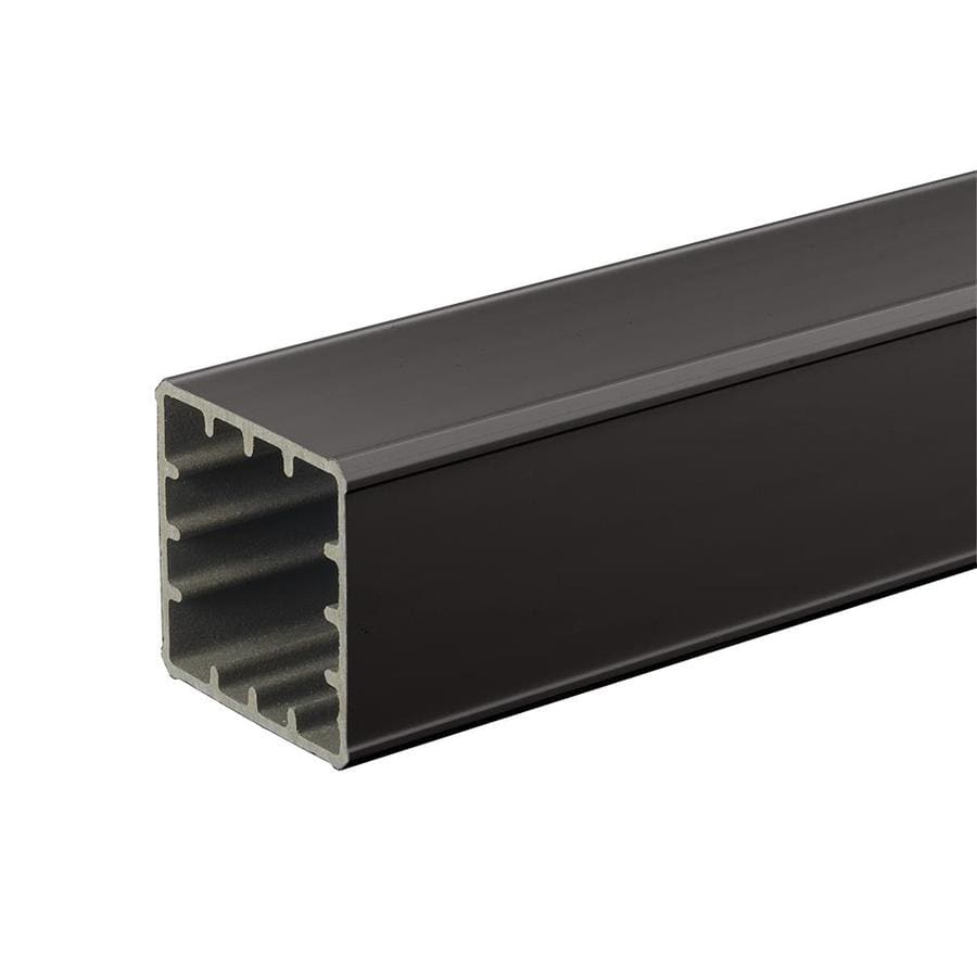 TimberTech T5X5PCV144B (Fits Common Post Measurement: 5-in x 5-in; Actual: 5-in x 5-in x 144-in) RadianceRail Black Composite Deck Post Sleeve