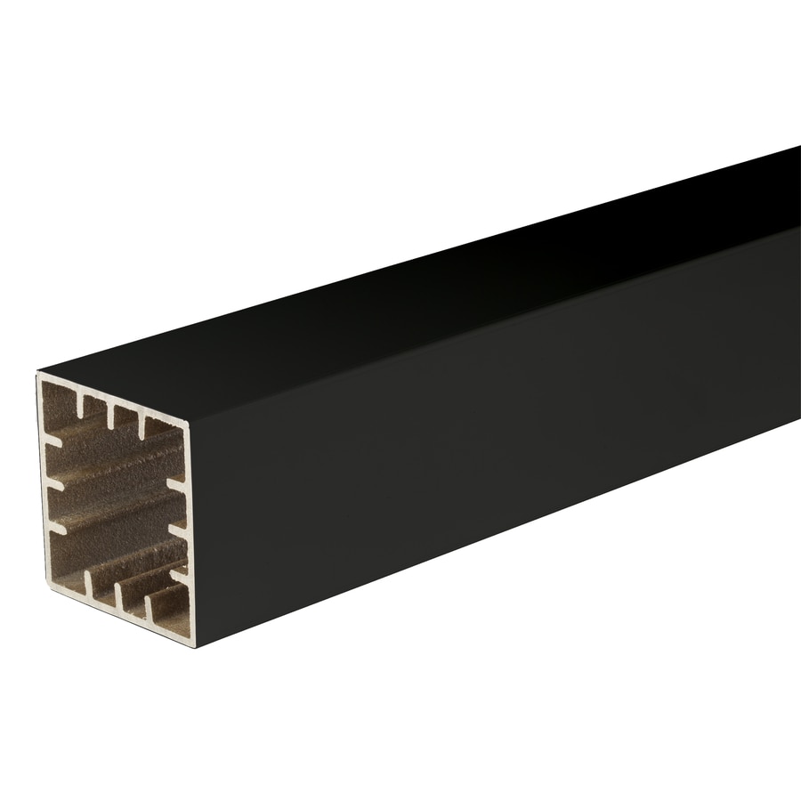 TimberTech A55X55PCV54B (Fits Common Post Measurement: 5-1/2-in x 5-1/2-in; Actual: 5.5-in x 5.5-in x 54-in) Premier and Trademark Black Composite Deck Post Sleeve