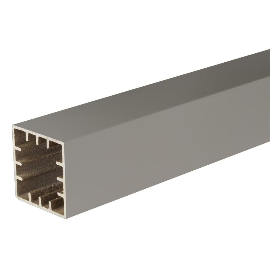 TimberTech A55X55PCV54SG (Fits Common Post Measurement: 5-1/2-in x 5-1/2-in; Actual: 5.5-in x 5.5-in x 54-in) Premier and Trademark Slate Gray Composite Deck Post Sleeve