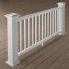 AZEK (Assembled: 8-ft x 3-ft) Premier Rail White Composite Deck Railing Kit at Lowes.com