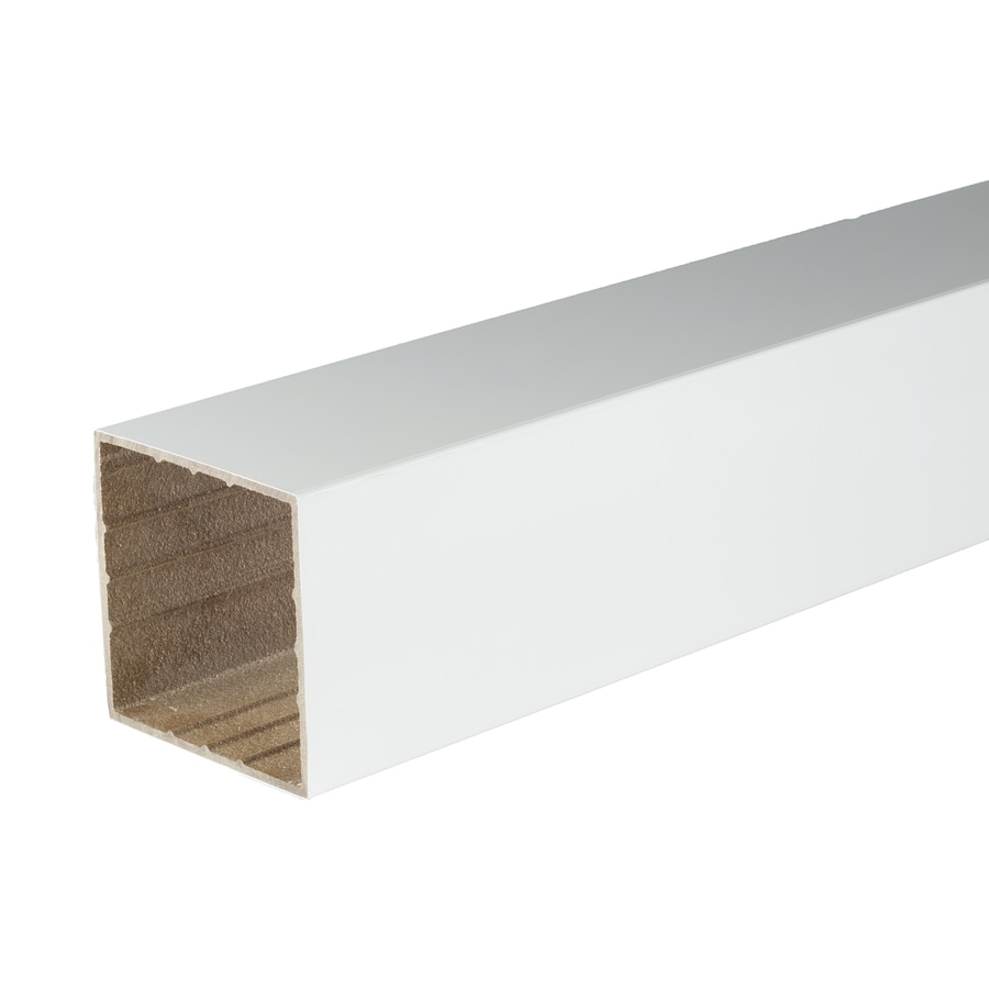 TimberTech A6X6PCV108W (Fits Common Post Measurement: 6-in x 6-in; Actual: 6-in x 6-in x 108-in) Reserve Rail White Composite Deck Post Sleeve