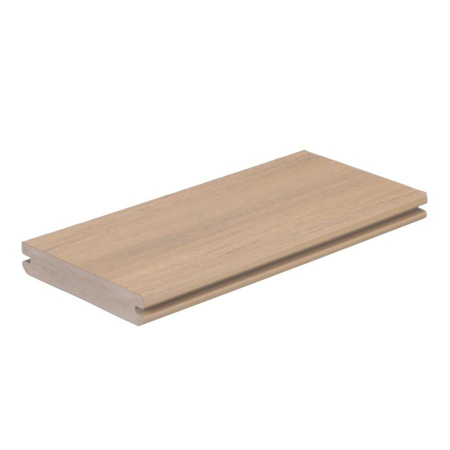 TimberTech AZEK Vintage 12-in Weathered Teak Deck Board Sample in the ...