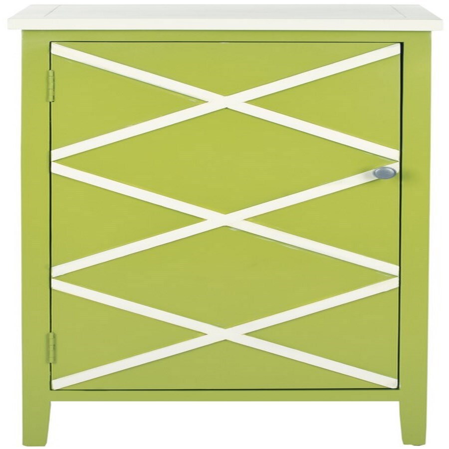 Safavieh AMH6595C American Home 18-in W x 36.2-in H Green/White Wood