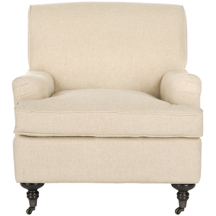 Safavieh Chloe Casual Hemp Linen Accent Chair at Lowes.com