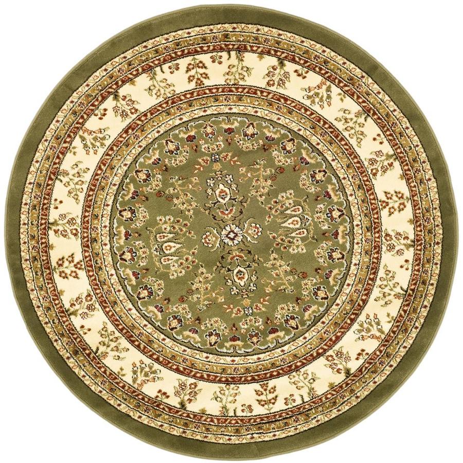 Safavieh Lyndhurst Hamadan Sage/Ivory Round Indoor Area Rug (Common: 8 ...