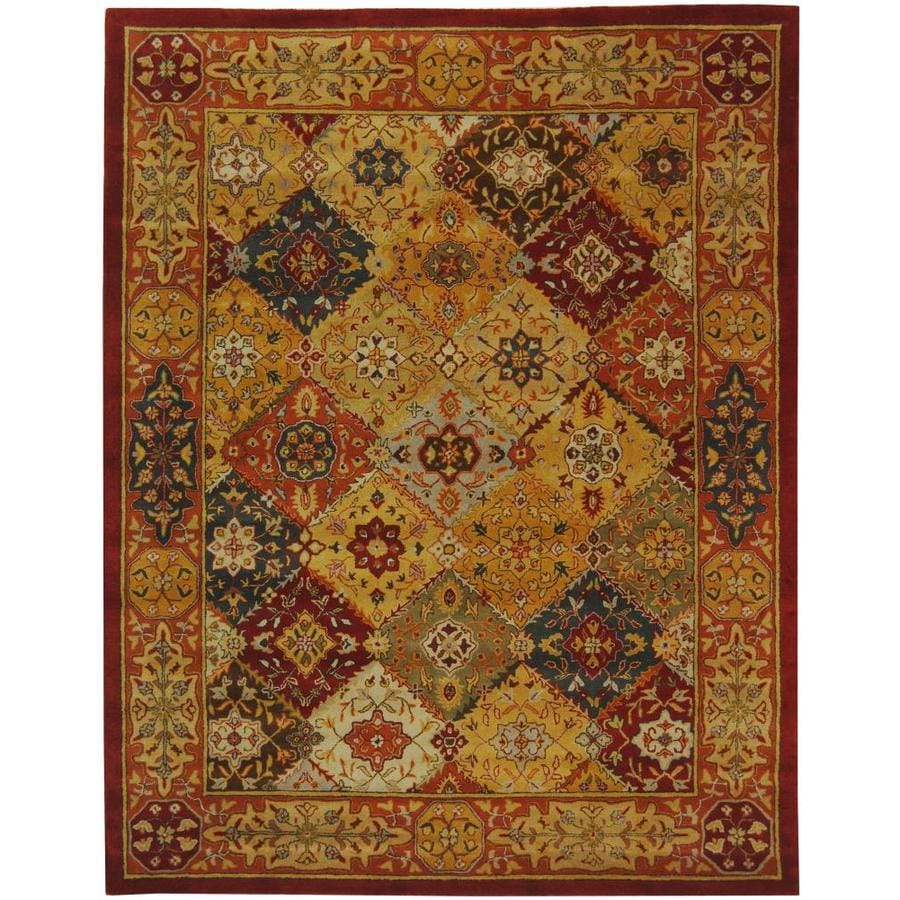 Safavieh Heritage Lavar Multi Rectangular Indoor Handcrafted Oriental Area Rug (Common: 8 x 11; Actual: 8.3-ft W x 11-ft L)