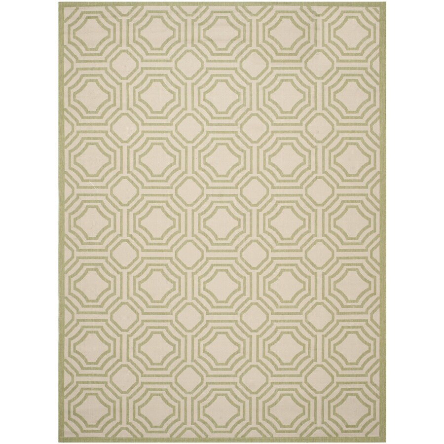 Safavieh Courtyard Maui Beige Sweet Pea Rectangular Indoor