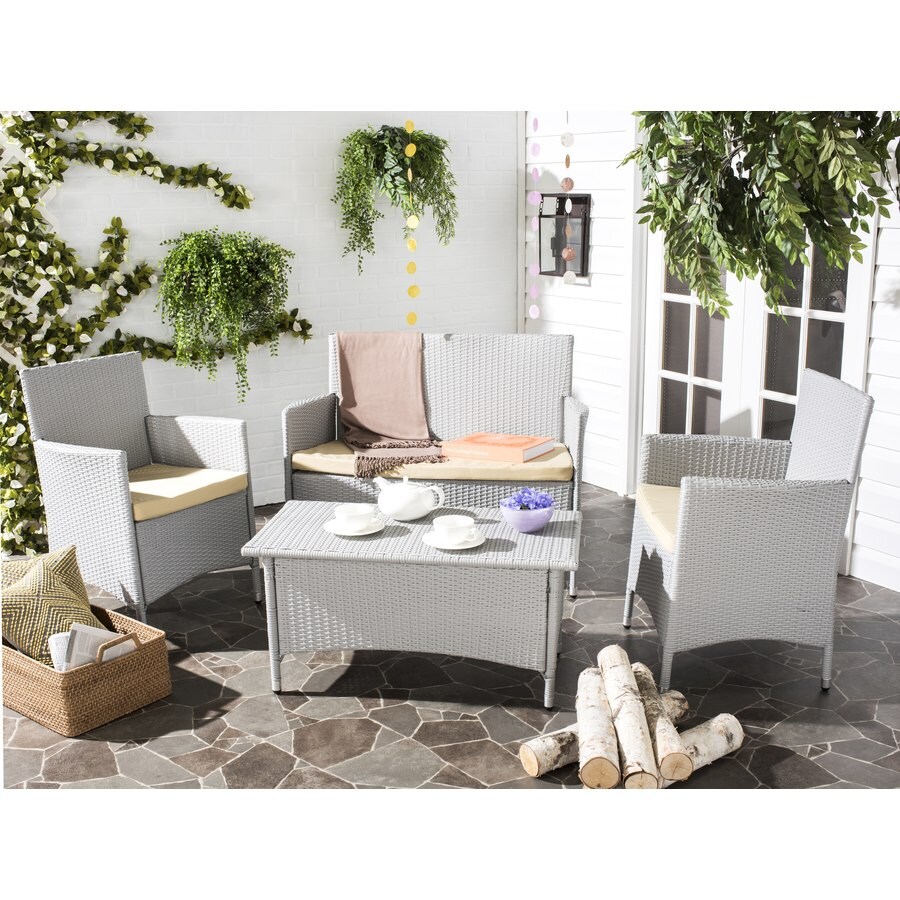 Safavieh FOX6005D Patio-Conversation-Sets - View #3