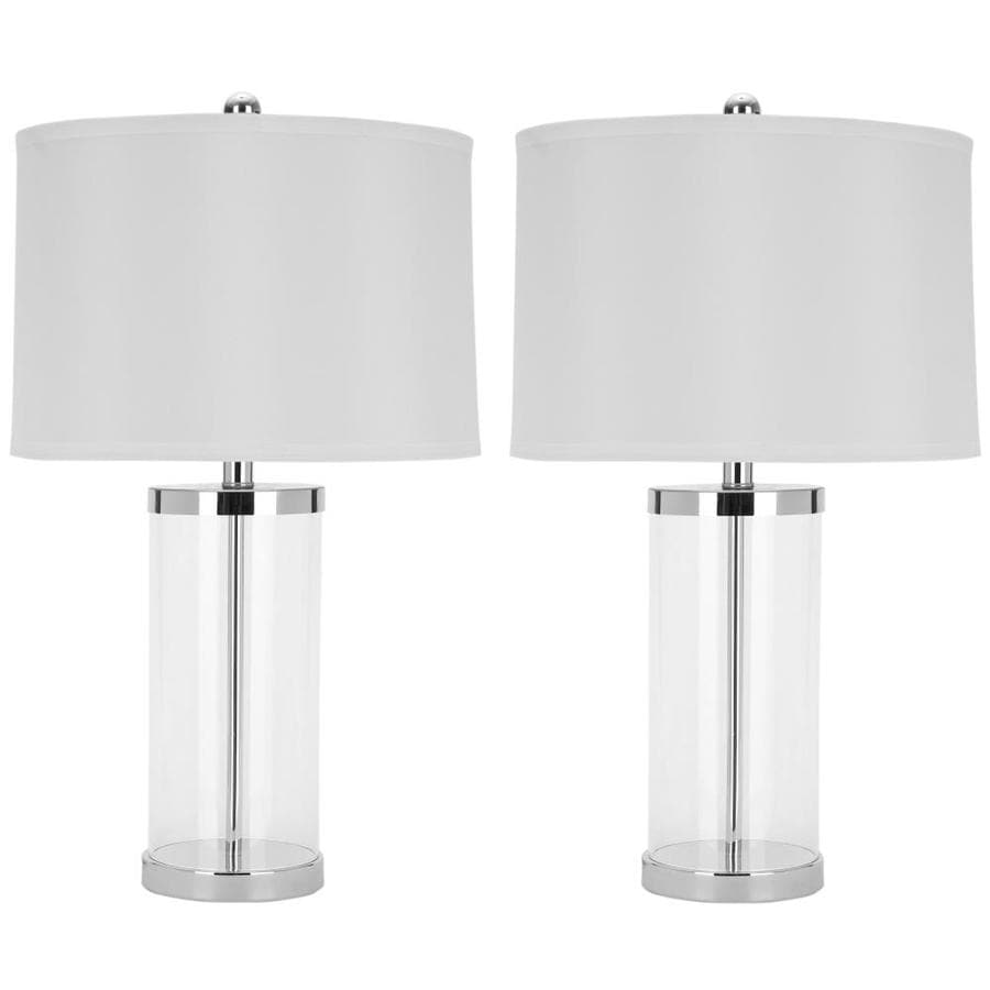 Safavieh Jeanie 2Piece Lamp Set with White Shades at