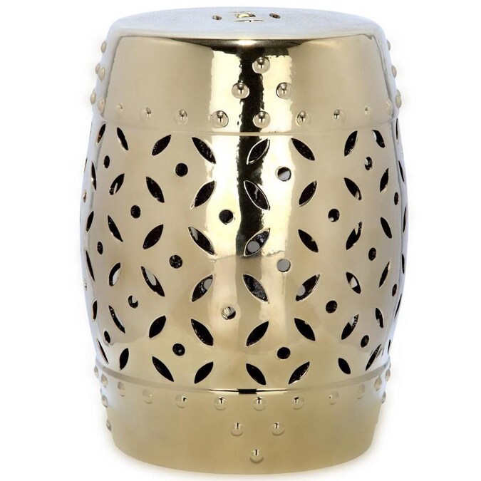 Safavieh 18 5 In Gold Ceramic Barrel Garden Stool The Stools Department At Com - Gold Metal Garden Stool Safavieh 18 5 In Gold Ceramic Barrel Garden Stool The Stools Department At Com - Gold Metal Garden Stool