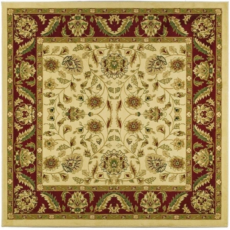 Safavieh Lyndhurst Andre Ivory Red Square Indoor Machine