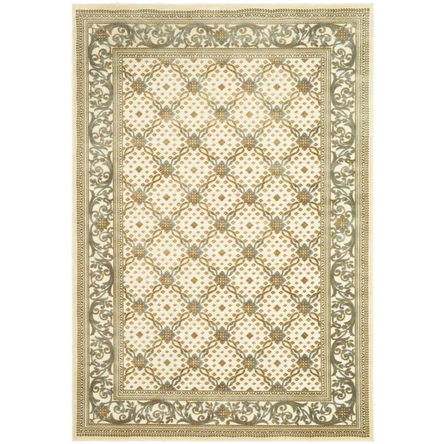 Safavieh Paradise Lucerne Crme Rectangular Indoor Machine-Made Lodge Area Rug (Common: 8 x 11; Actual: 8-ft W x 11.2-ft L)