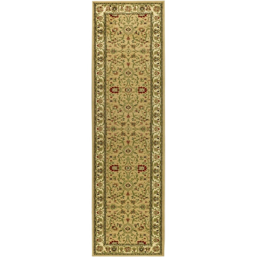 Safavieh LNH212D-216 Lyndhurst Beige and Ivory Rectangular Indoor Machine-Made Runner (Common: 2 x 16; Actual: 27-in W x 192-in L x 0.5-ft Dia)