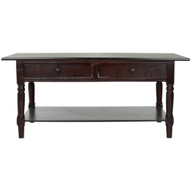 Safavieh Coffee Tables At Lowes Safavieh Boris Brown Pine Coffee Table