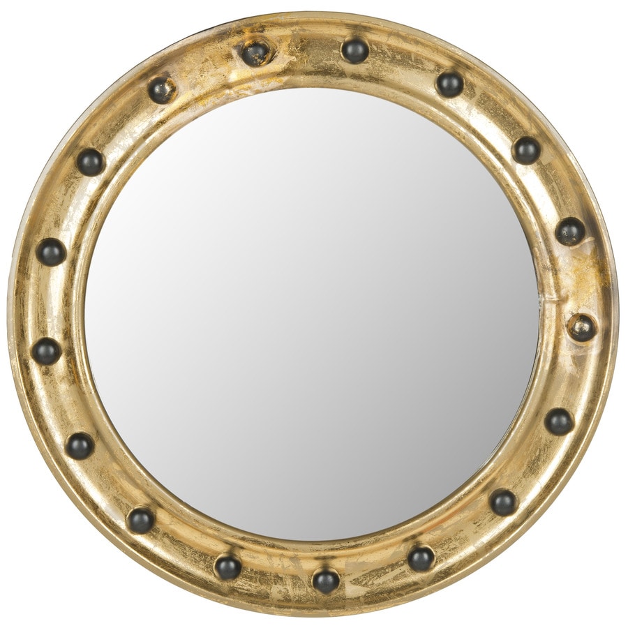 Safavieh Mariner Porthole 27 In L X W Antique Gold Safavieh Mariner Porthole 27 In L X W Antique Gold Polished Round