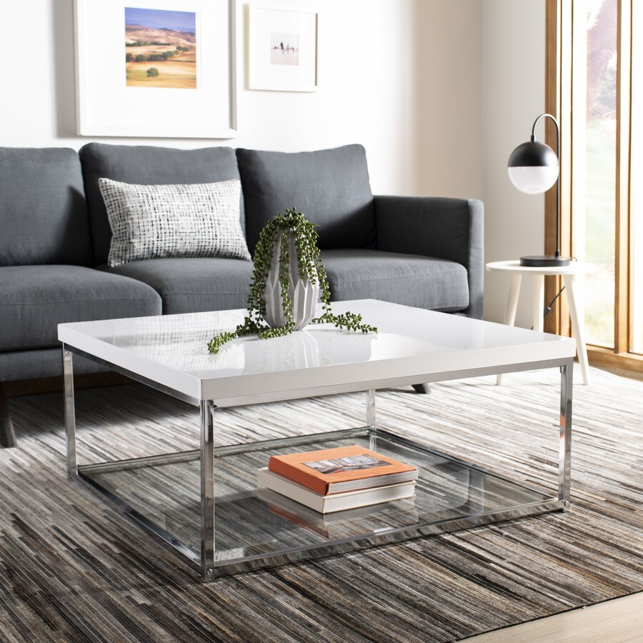 Safavieh Malone White Coffee Table At Com Safavieh Malone White Coffee Table