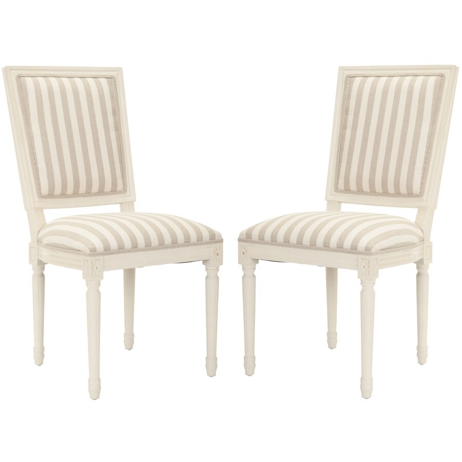 Safavieh MCR4516D-SET2 Set of 2 Mercer Tan Side Chairs