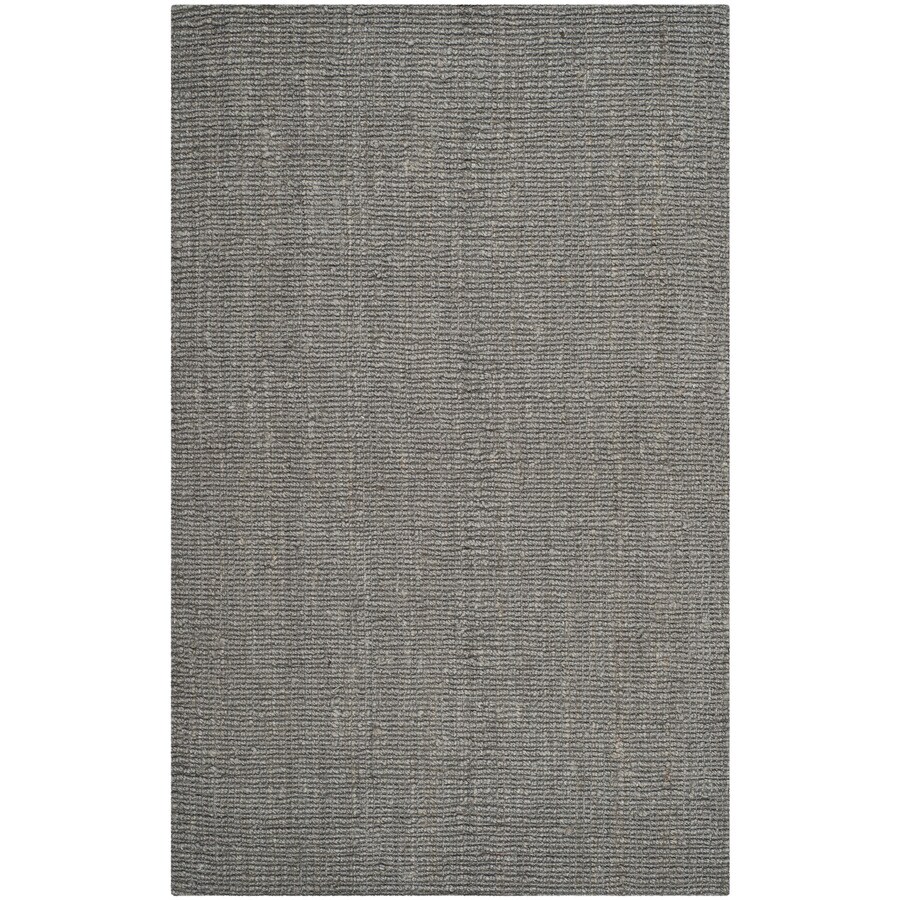 Safavieh Natural Fiber Bellport Light Gray Indoor Handcrafted Safavieh Natural Fiber Bellport Light Gray Indoor Handcrafted Coastal Area Rug Common 6 X