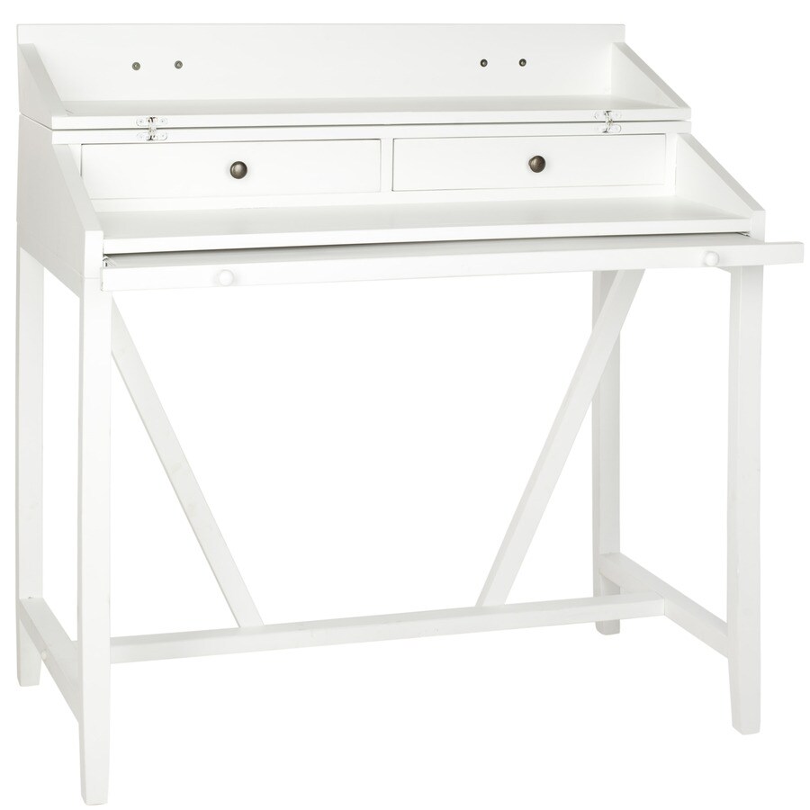American Home 40-in White Traditional Pine