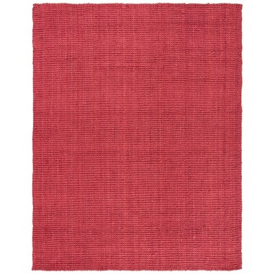 Safavieh Natural Fiber Saintes 8 x 10 Red Indoor Stripe Coastal Handcrafted Area Rug Safavieh Natural Fiber Saintes 8 x 10 Red Indoor Stripe Coastal Handcrafted Area Rug