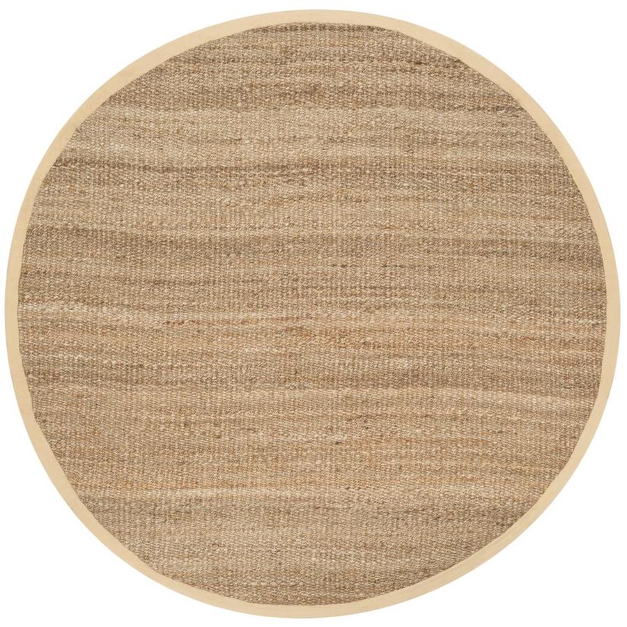 Safavieh Natural Fiber Trinidad 7 x 7 Natural Round Indoor Solid