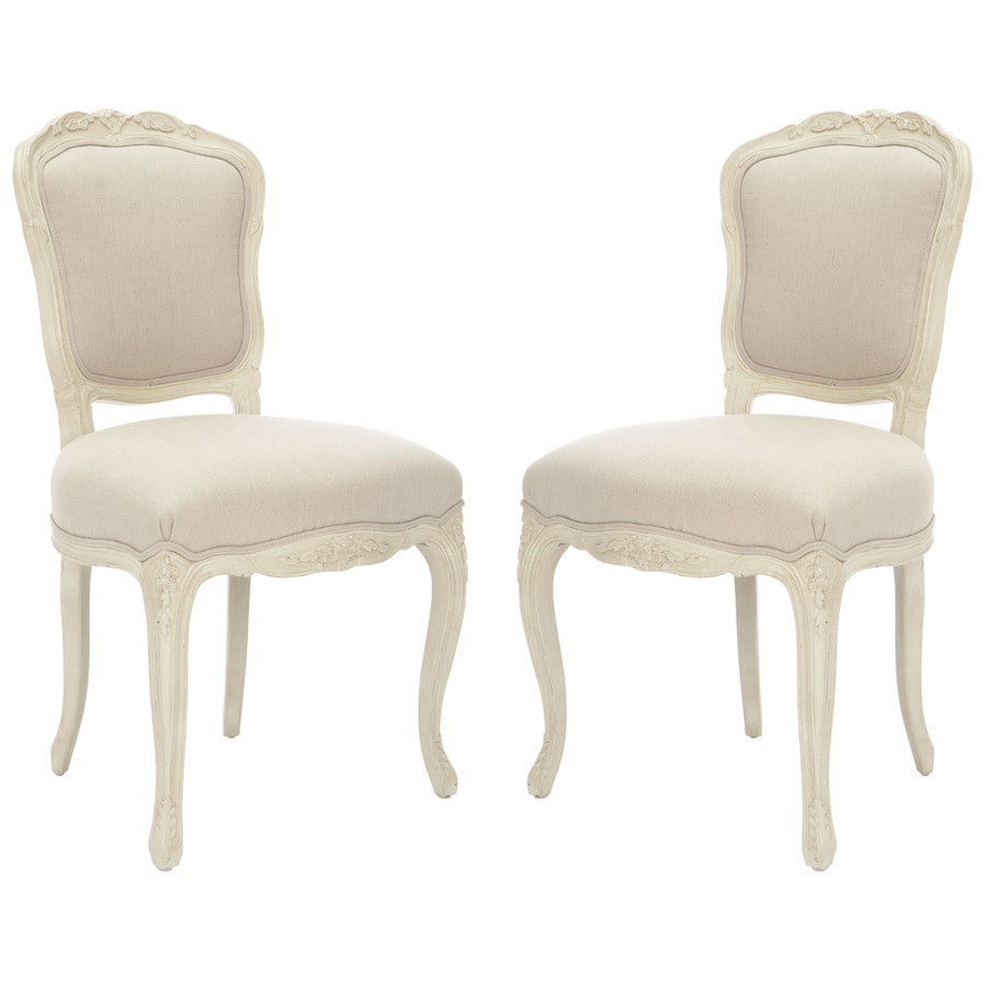 Safavieh AMH3712A-SET2 Set of 2 Provence Light Side Chairs