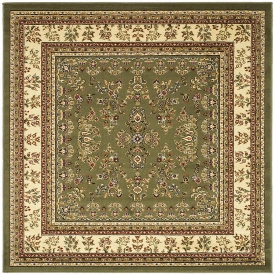 Safavieh Lyndhurst Hamadan Sage Ivory Square Indoor Machine