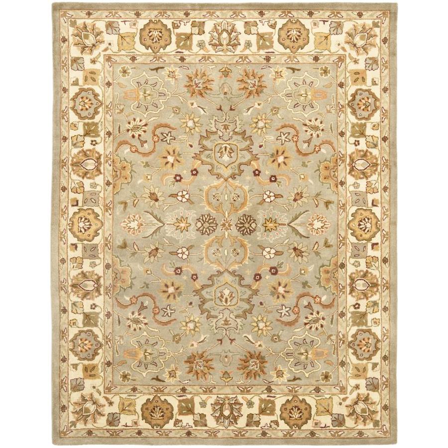 Safavieh Heritage Dombi Light Green Beige Indoor Handcrafted Safavieh Heritage Dombi Light Green Beige Indoor Handcrafted Oriental Area Rug Common 12