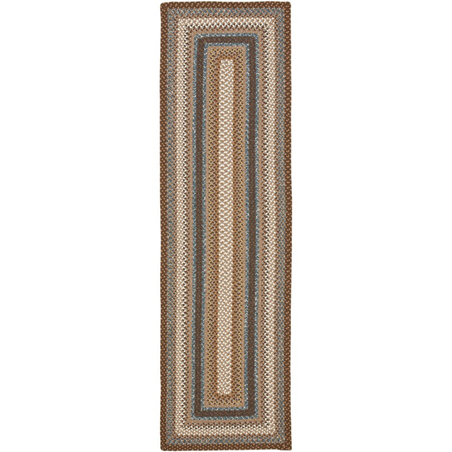 Safavieh Braided Charleston Brown Indoor Handcrafted Coastal Safavieh Braided Charleston Brown Indoor Handcrafted Coastal Runner Common 2 X 10 Actual