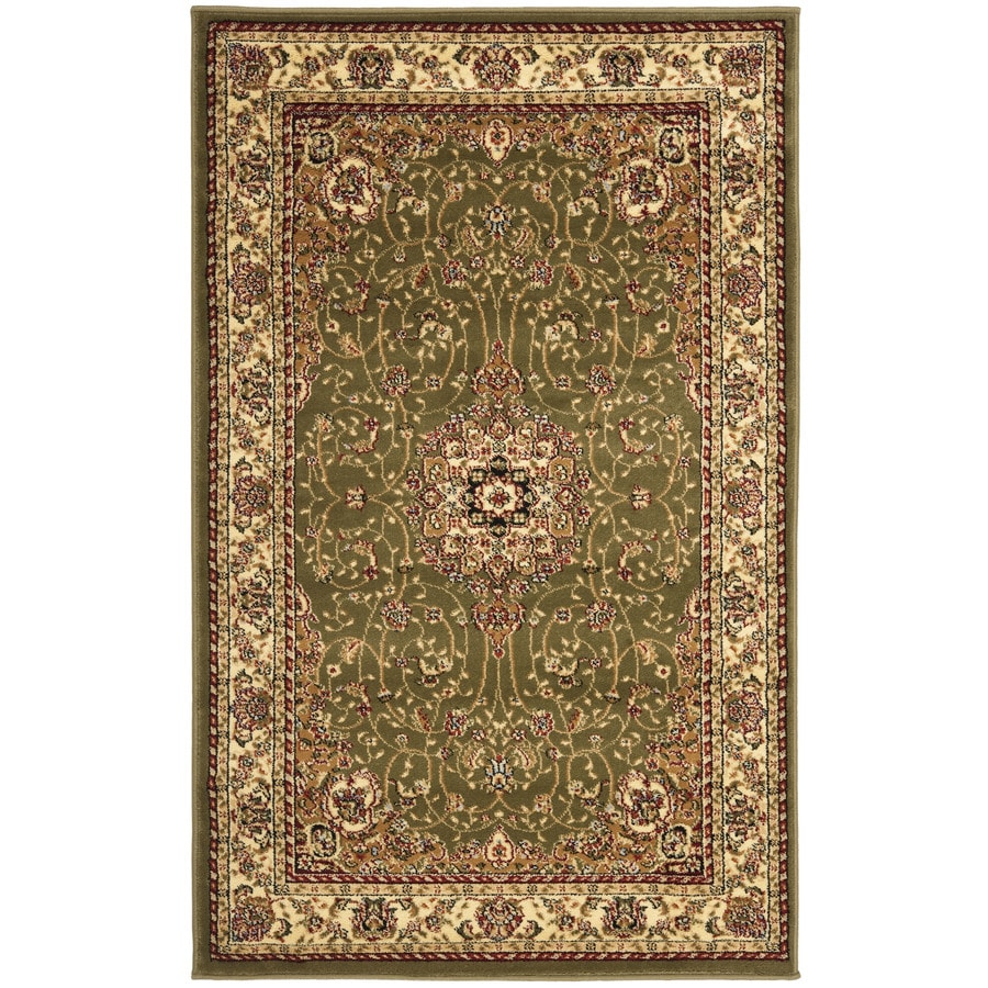 Shop Safavieh Lyndhurst Kerman Sage Ivory Indoor Oriental Area Rug 