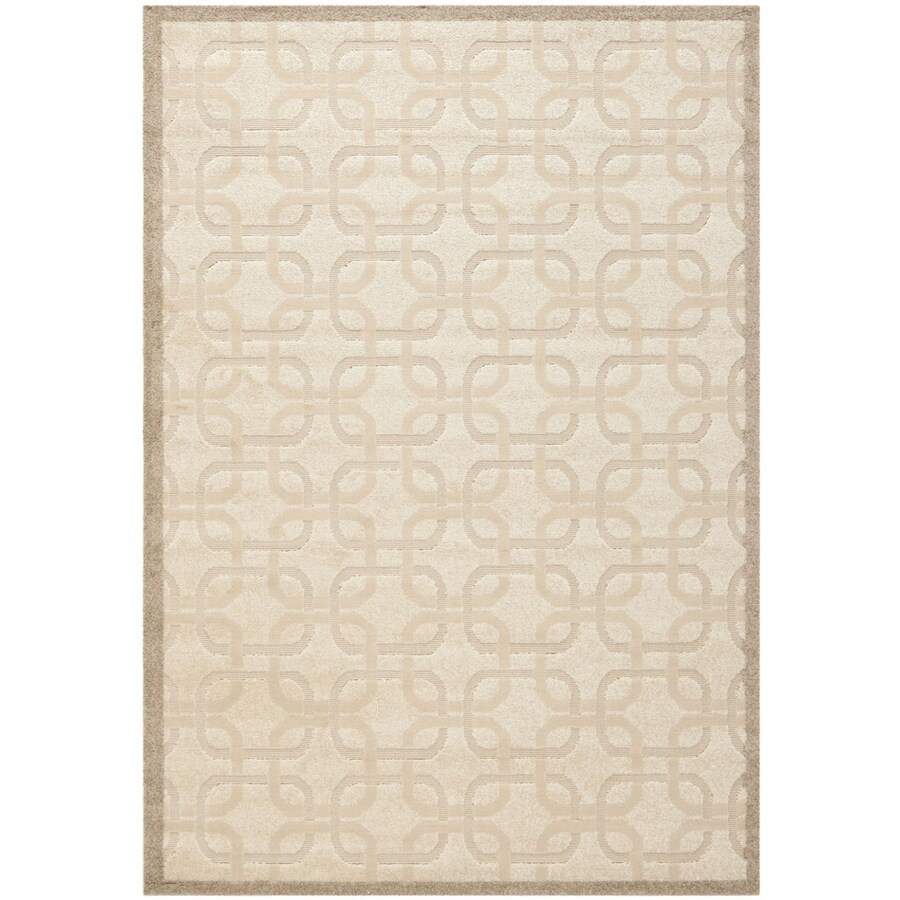 Safavieh YRK1500-1113-3 York 31-in x 60-in Rectangular Beige Geometric Accent Rug