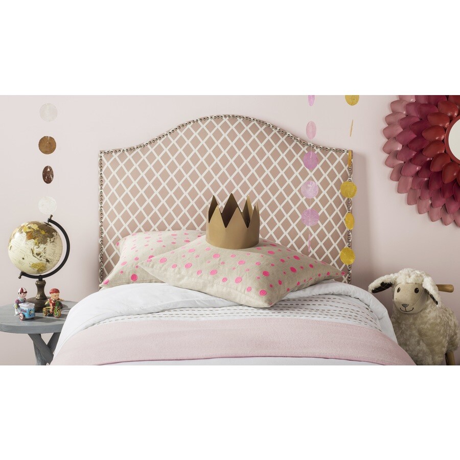 Safavieh Connie Dusty Rose White Twin Synthetic Upholstered