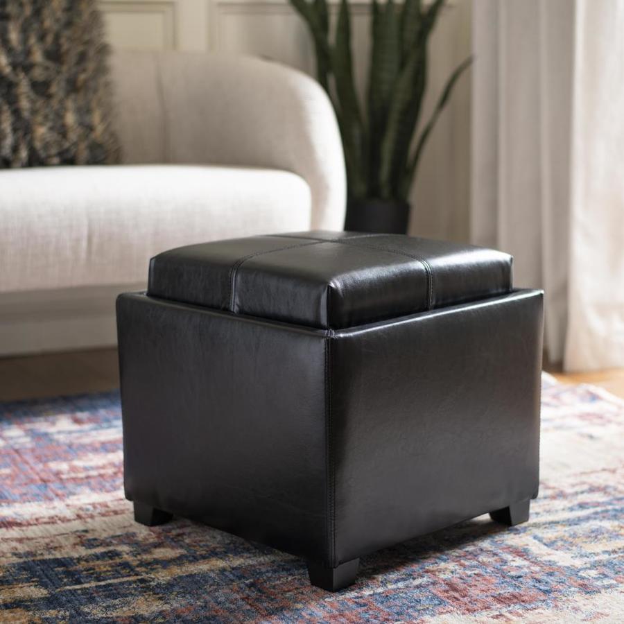 Safavieh HUD8233B Indoor-Ottomans - View #2