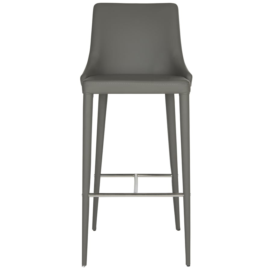 Safavieh Summerset Gray Pu Bar Stool At Com Safavieh Summerset Gray Pu Bar Stool
