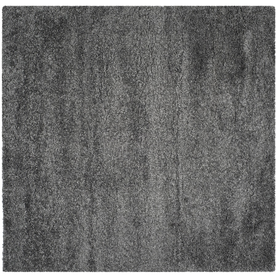 Safavieh California Dark Gray Square Indoor Area Rug Safavieh California Dark Gray Square Indoor Area Rug Common 9 X