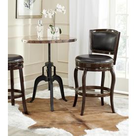 Bar Stools At Lowes Safavieh Pasquale Espresso Brown Bar Stool