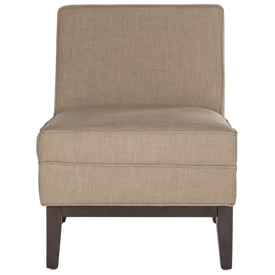 Safavieh MCR1006G Mercer Mocha Linen Accent Chair
