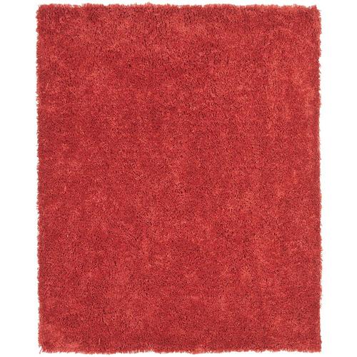 Safavieh Classic Shag Ultra Rust Rectangular Indoor Handcrafted Area ...