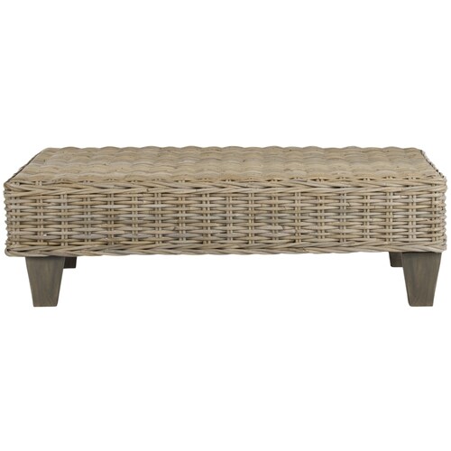 Safavieh Leary Coastal Natural Unfinished Accent Bench At Lowes Com