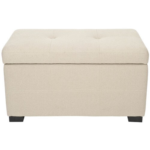 Safavieh Maiden Small Casual Beige Storage Bench At Lowes Com