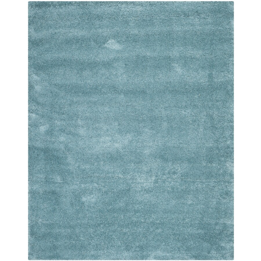 Safavieh Milan Aqua Blue Rectangular Indoor Machine Made Area