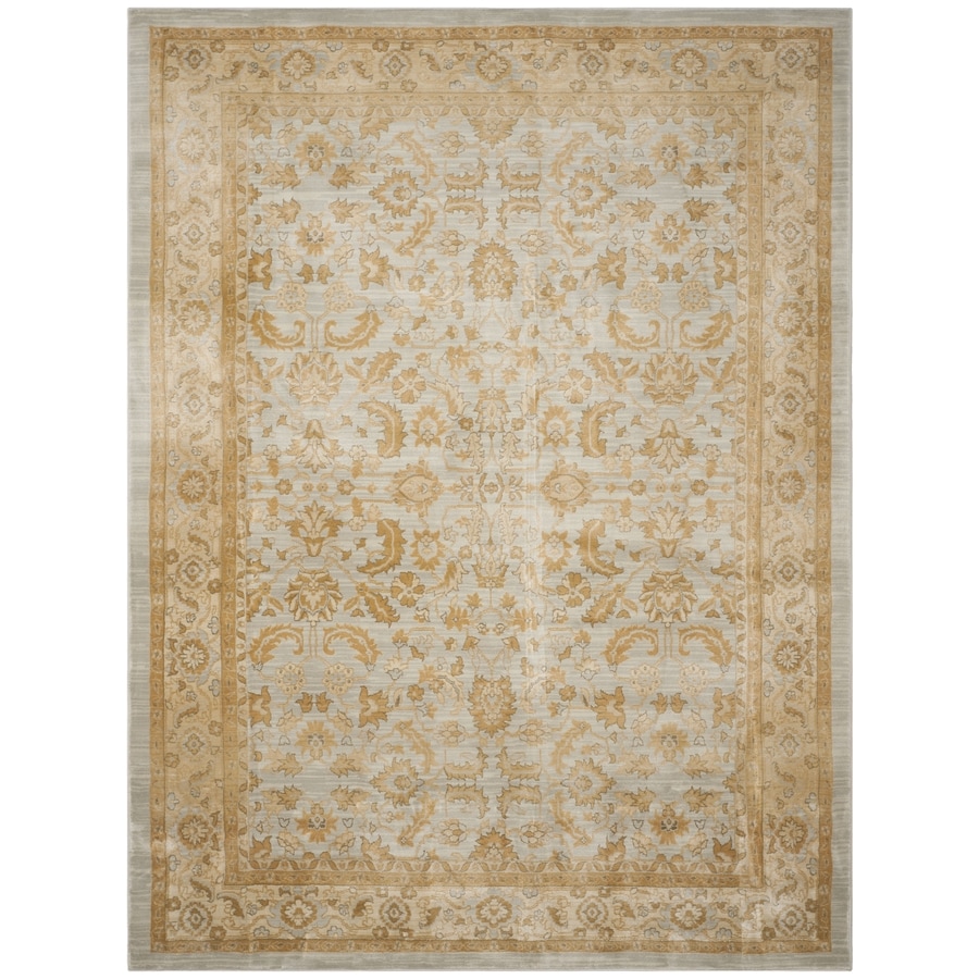 Safavieh Austin Light Blue And Gold Rectangular Indoor Machine Safavieh Austin Light Blue And Gold Rectangular Indoor Machine Made Area Rug Common