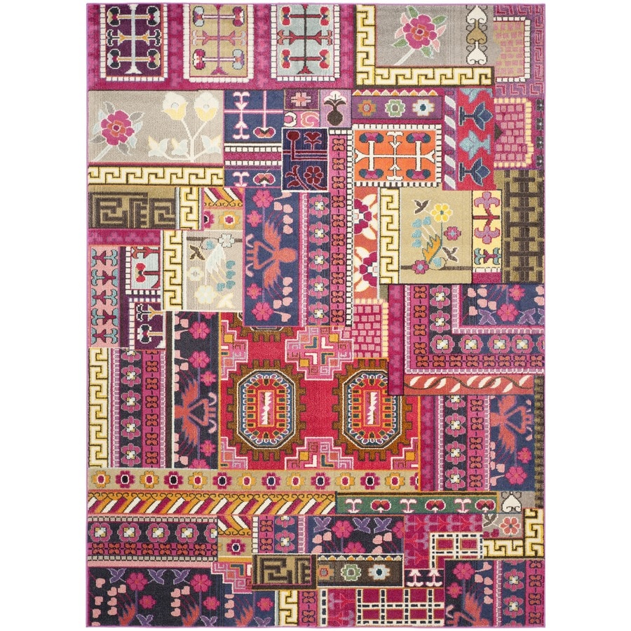 Safavieh Monaco Sabrina Pink Indoor Lodge Area Rug Common 8 X Safavieh Monaco Sabrina Pink Indoor Lodge Area Rug Common 8 X 11 Actual