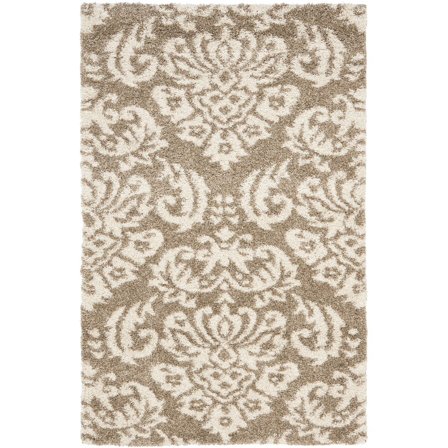 Safavieh Balin Beige Cream Indoor Tropical Area Rug Safavieh Balin Beige Cream Indoor Tropical Area Rug Common 8 X 10