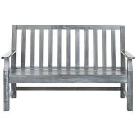 black metal bench indoor safavieh indaka 60in 25in ash gray patio bench benches at lowescom black metal bench indoor safavieh indaka 60in 25in ash gray patio bench benches at lowescom