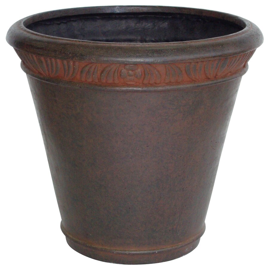 Garden Treasures 19.75-in x 18-in Planter at Lowes.com